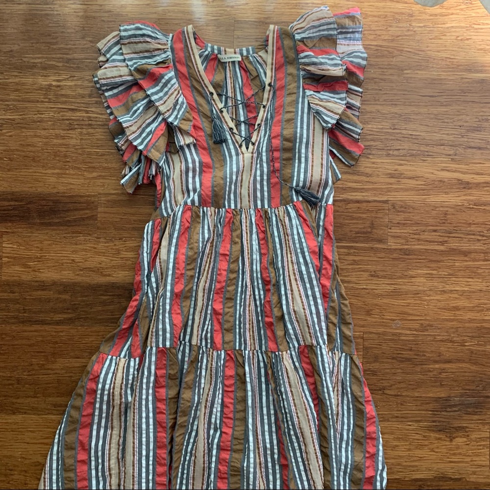 Ulla Johnson Leonie Stripe dress Sz 6